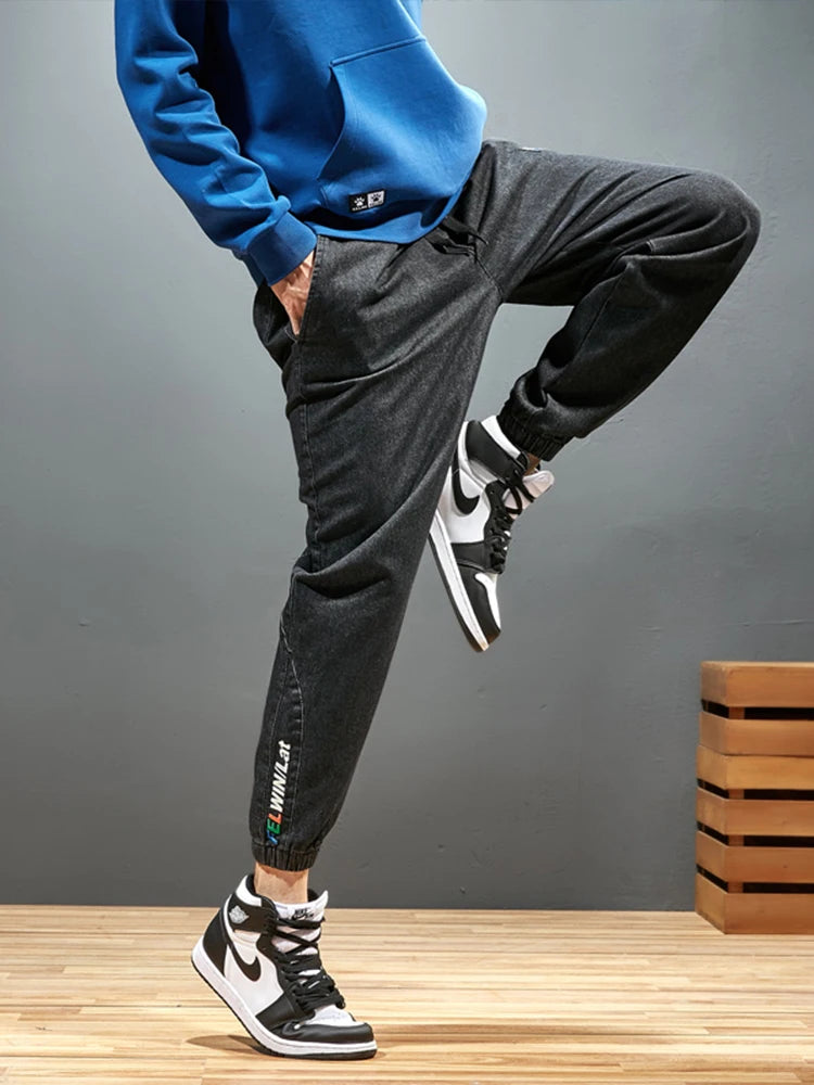 Calças de ganga Jogger elegantes
