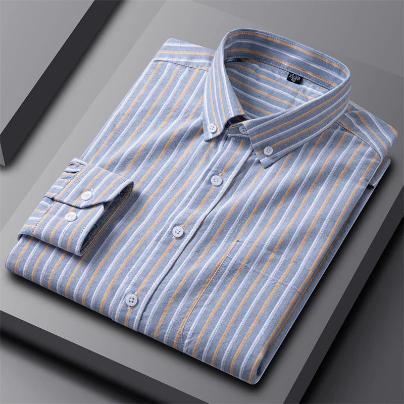 Camisa Oxford chique para homem