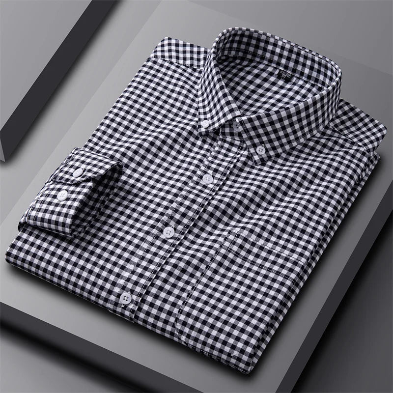 Camisa Oxford chique para homem