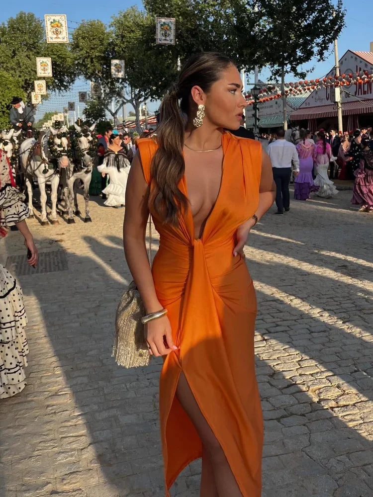 Isabella - Vestido plissado elegante