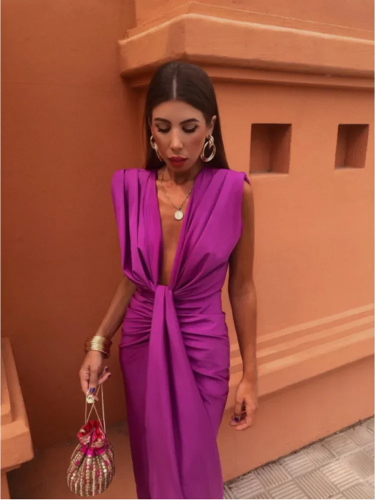 Isabella - Vestido plissado elegante