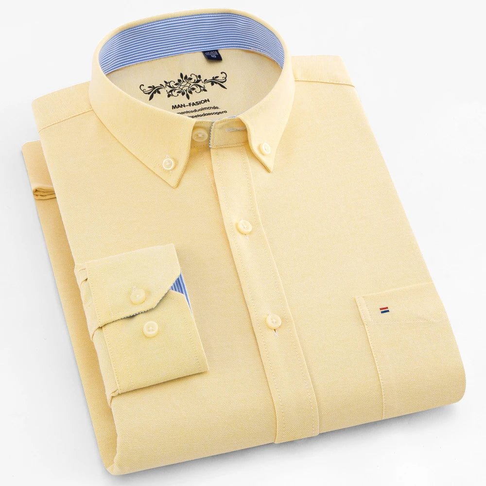 Camisa de algodão elegante