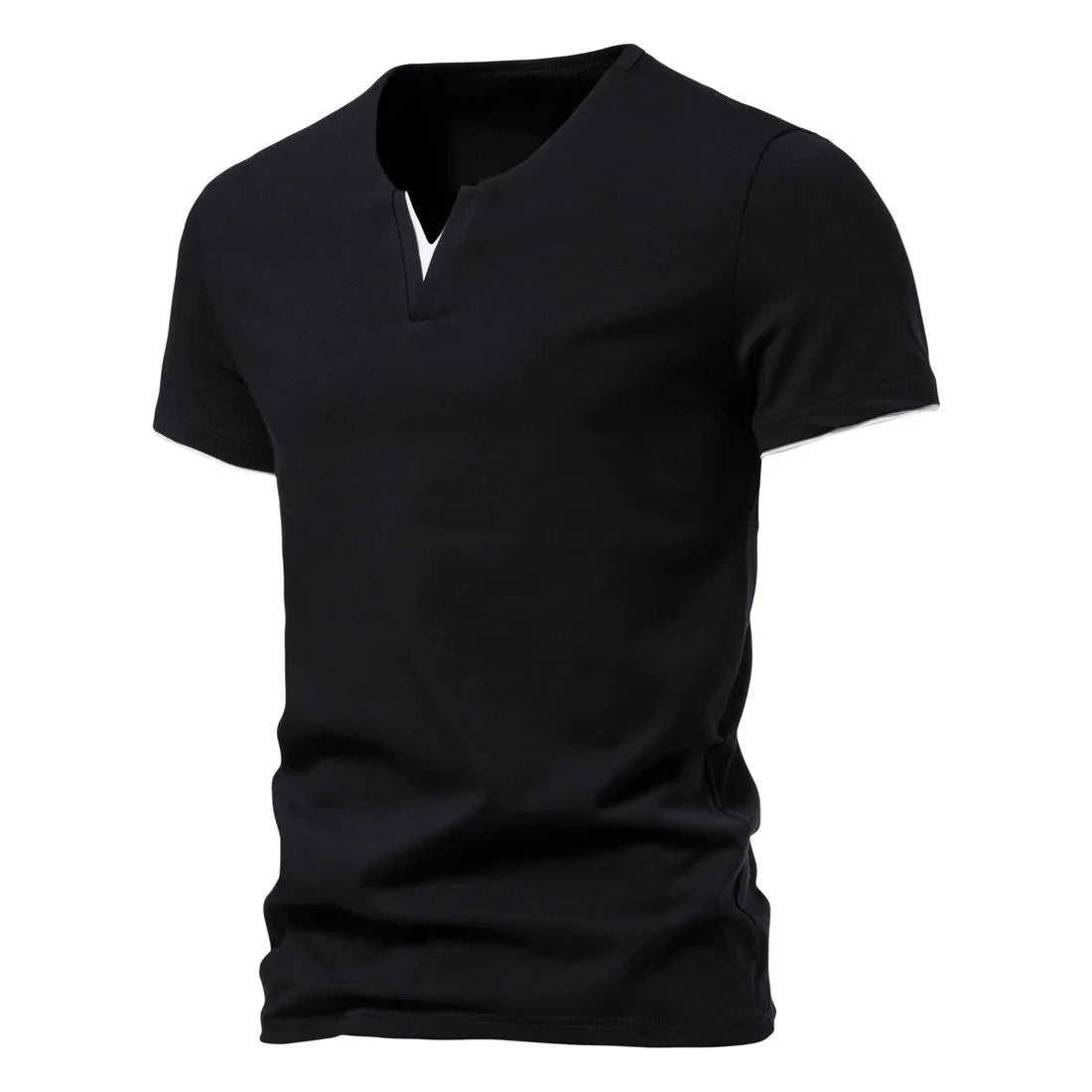 Camisa elegante com decote em V