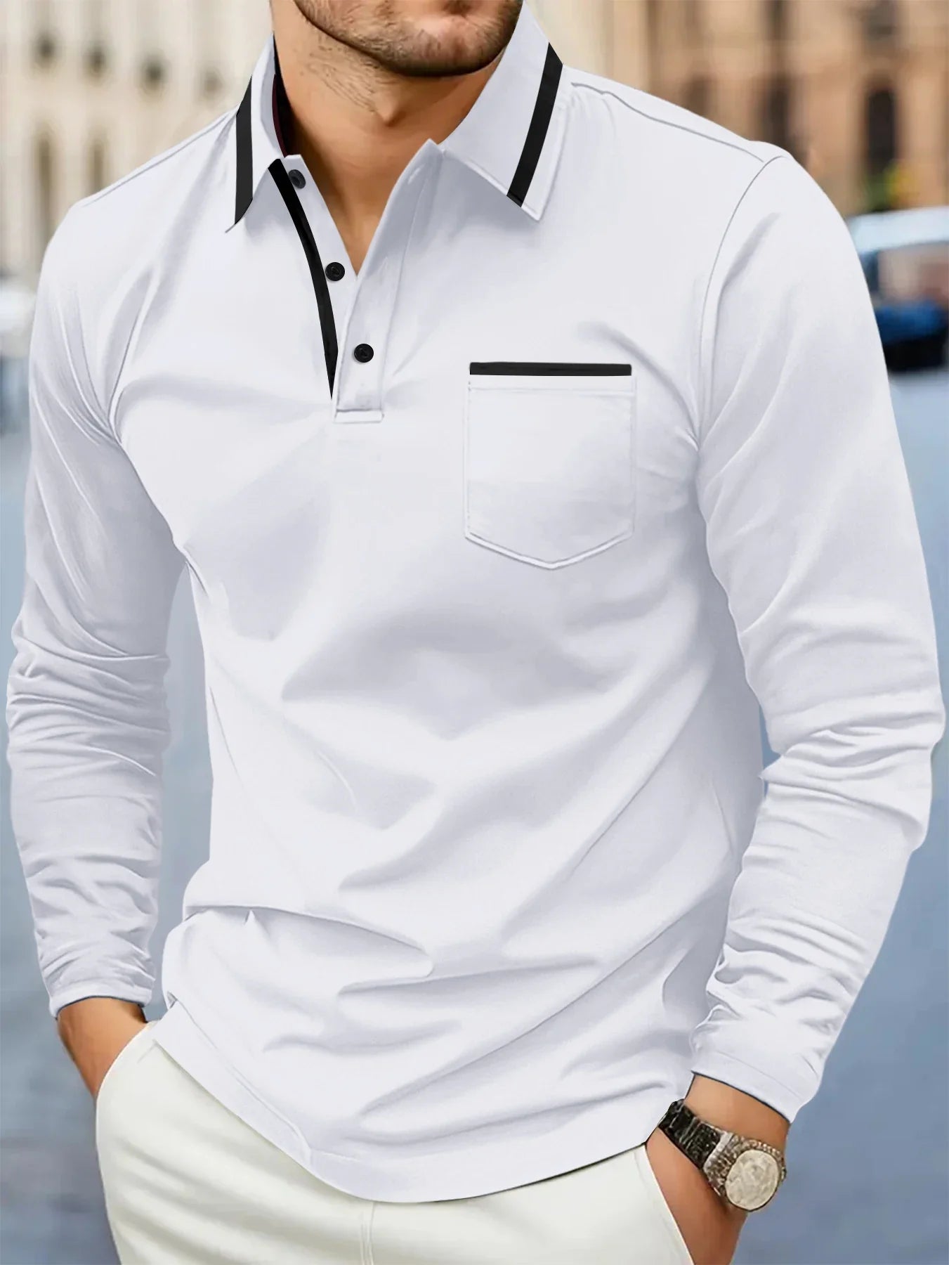 Camisola pólo casual