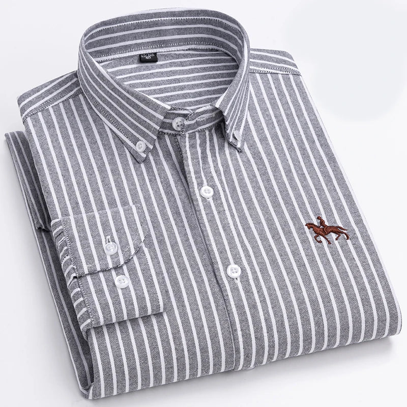 Camisa de algodão elegante