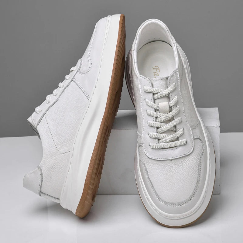 Sapatos de couro confortáveis