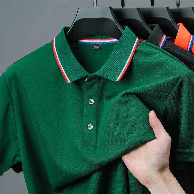 Camisa pólo casual de verão