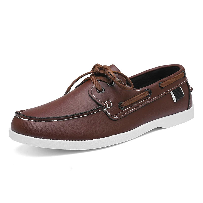 Mocassins de couro para negócios