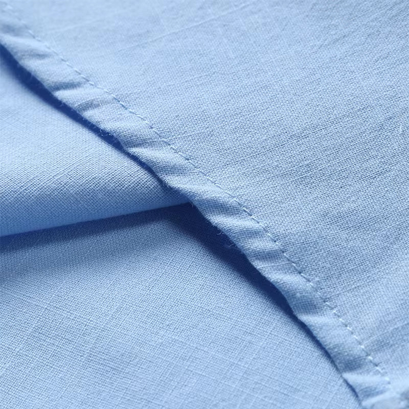 Camisa pólo de linho