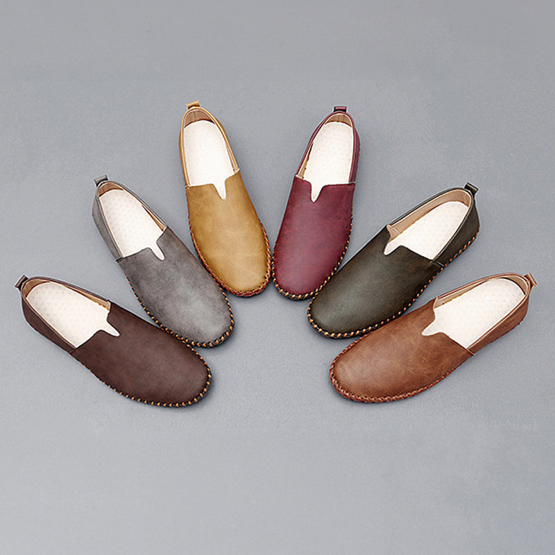 Mocassins em pele Santorini