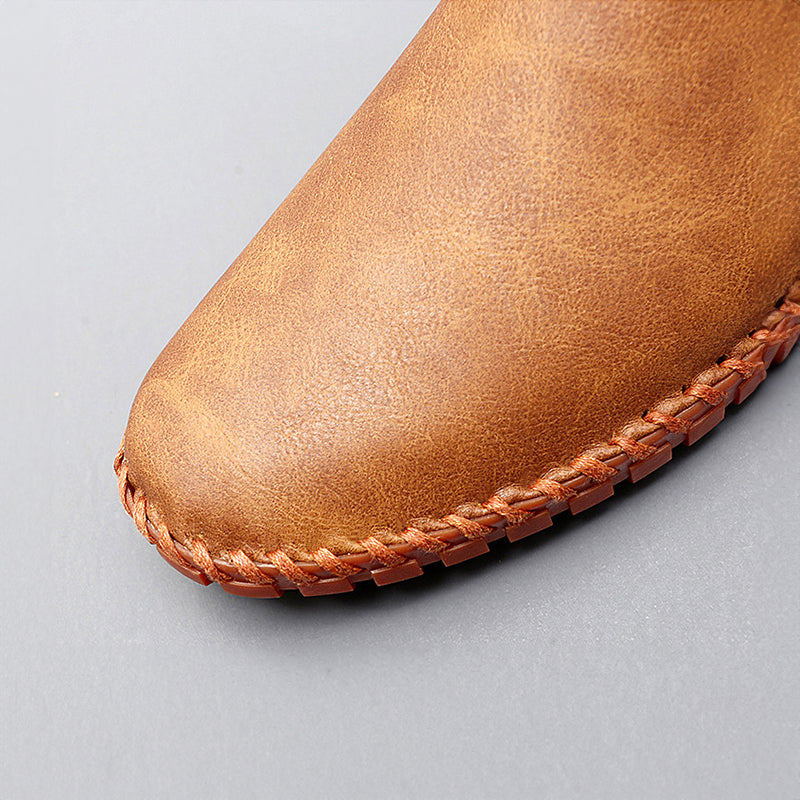 Mocassins em pele Santorini