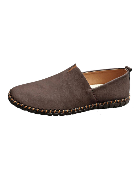 Mocassins em pele Santorini