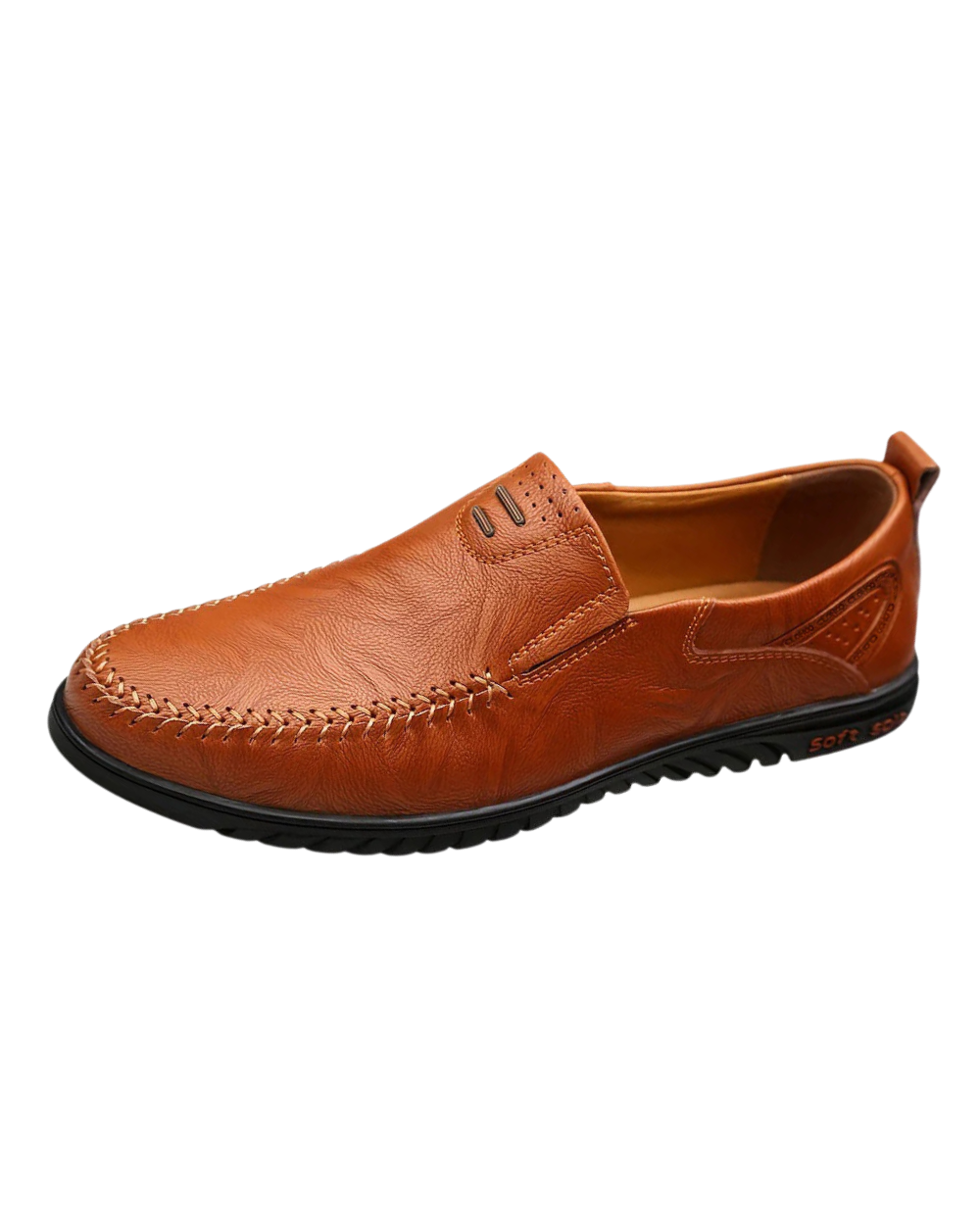 Mocassins elegantes em pele