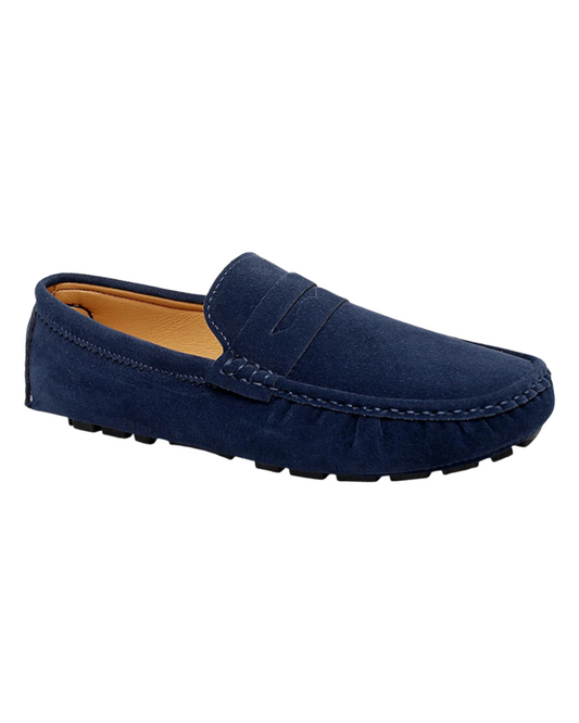 Mocassins de camurça para barco