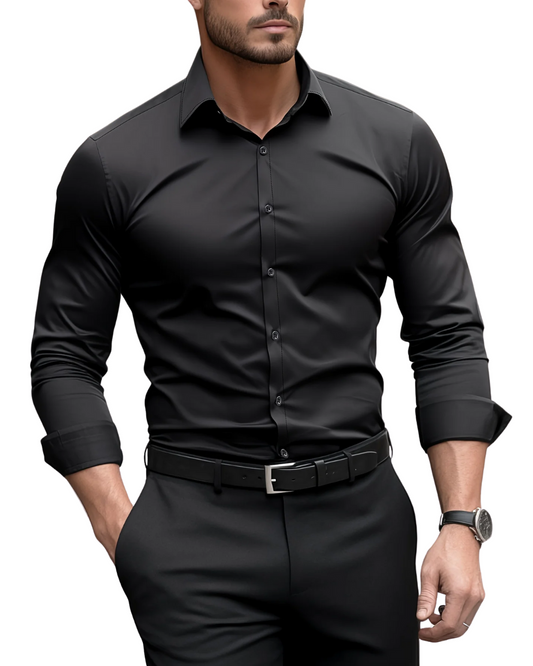 Camisa de corte justo