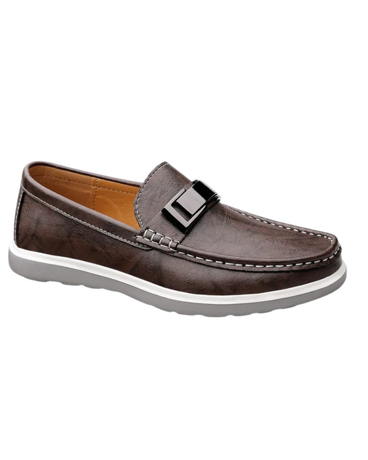 Mocassins de couro de luxo