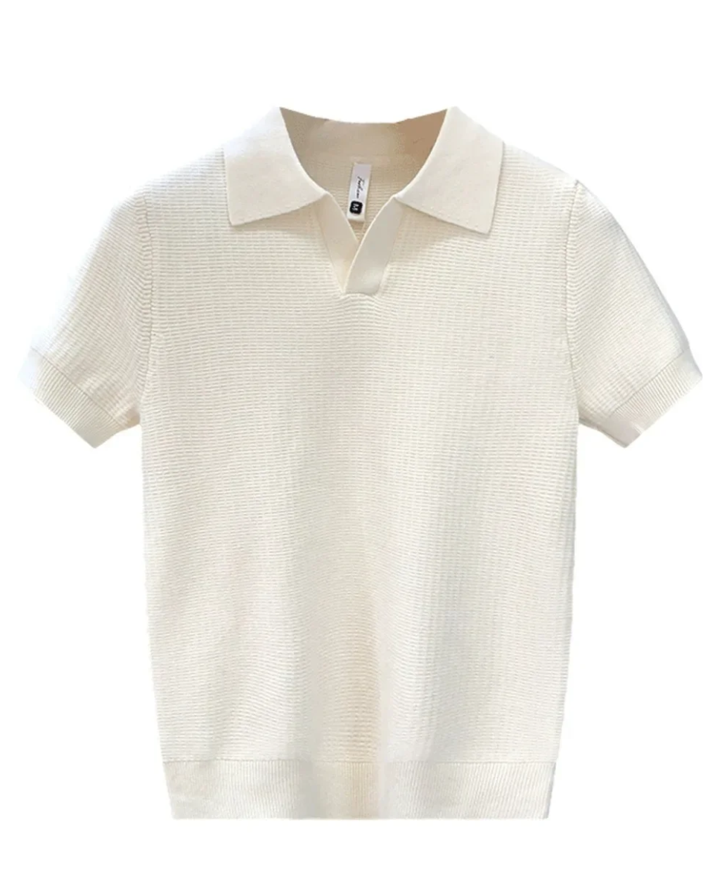 Camisa pólo de malha respirável