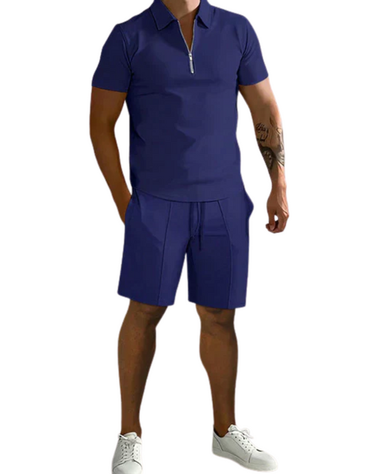 Conjunto de camisa pólo elegante