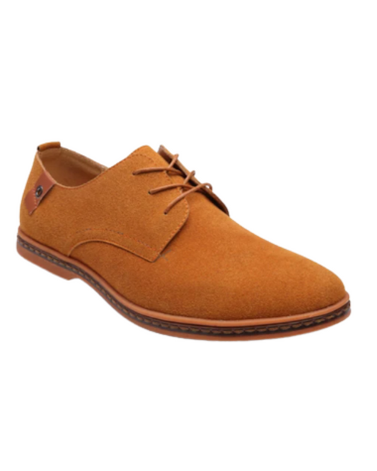 Sapatos de negócios Oxford de camurça