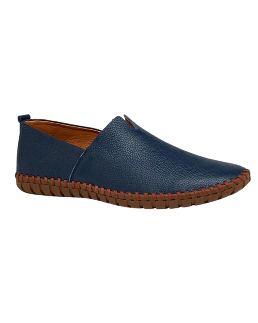 Mocassins elegantes e respiráveis em pele