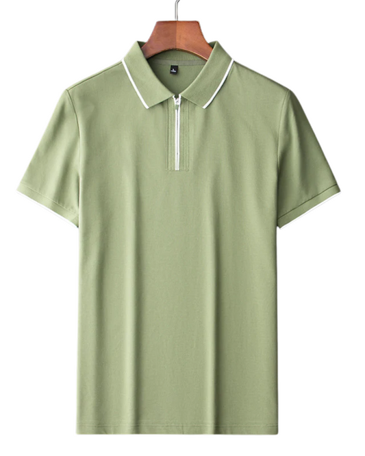 Camisa pólo de algodão elegante