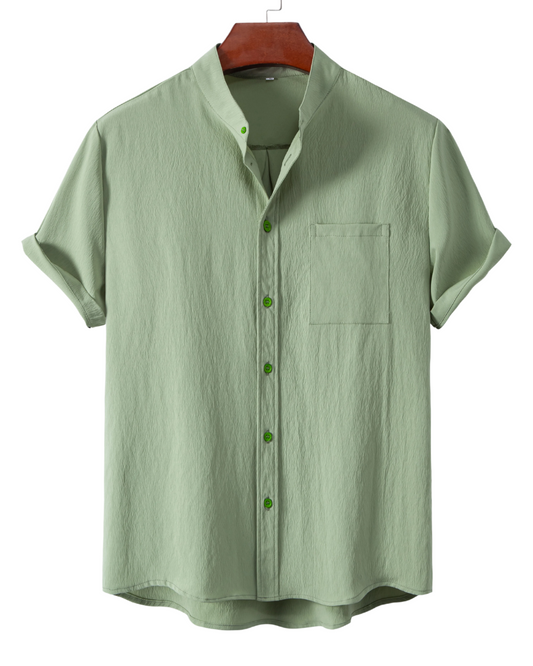 Camisa de verão elegante e respirável