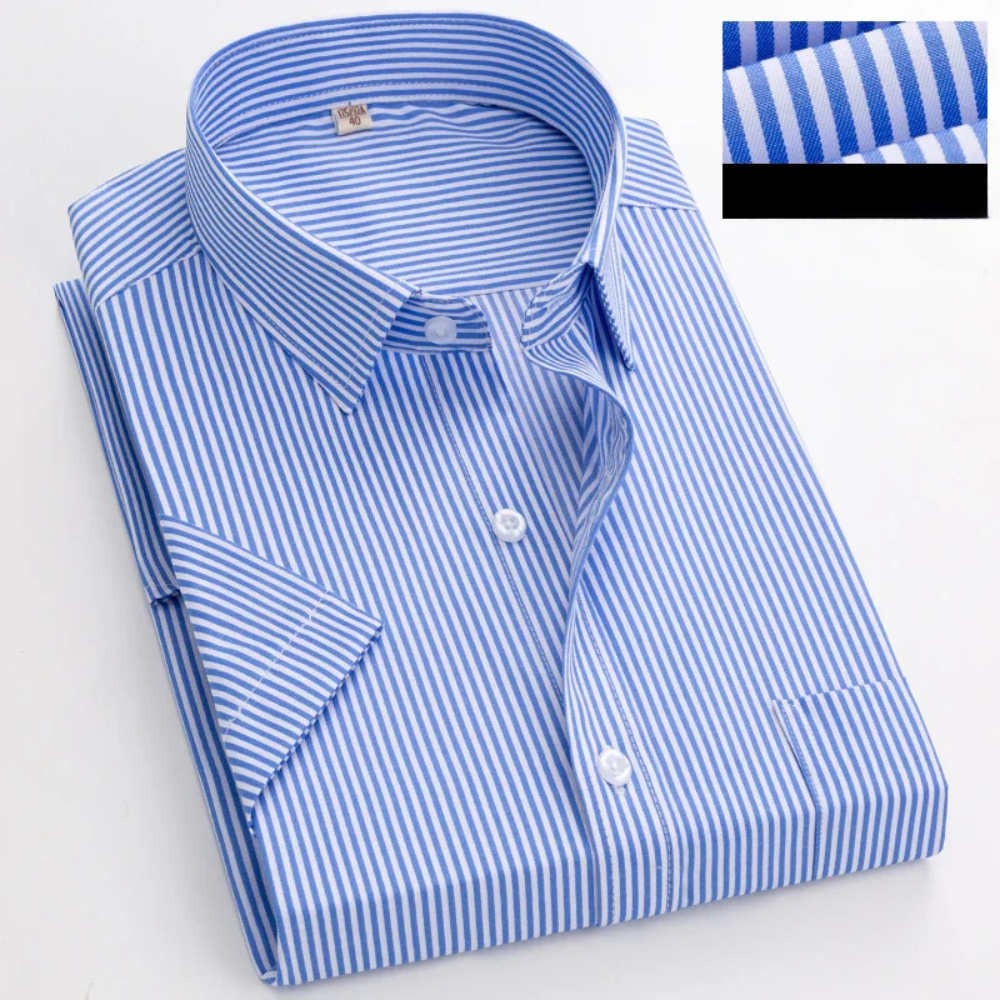 Camisa de negócios de manga curta