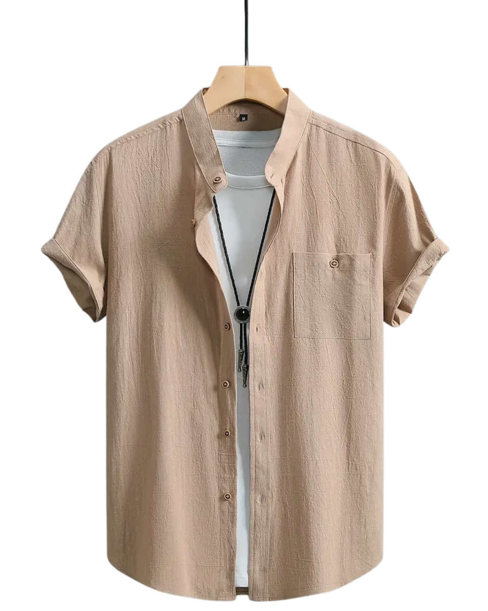 Camisa casual de manga curta