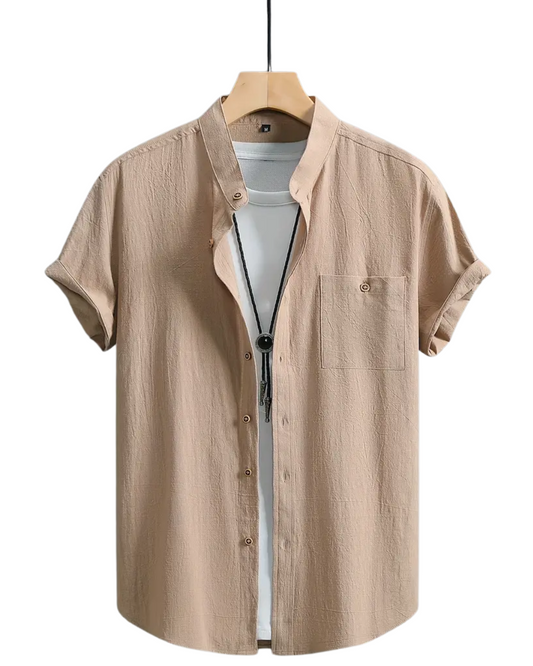 Camisa casual de manga curta