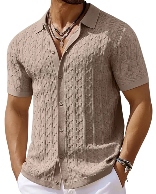 Camisa pólo com botões