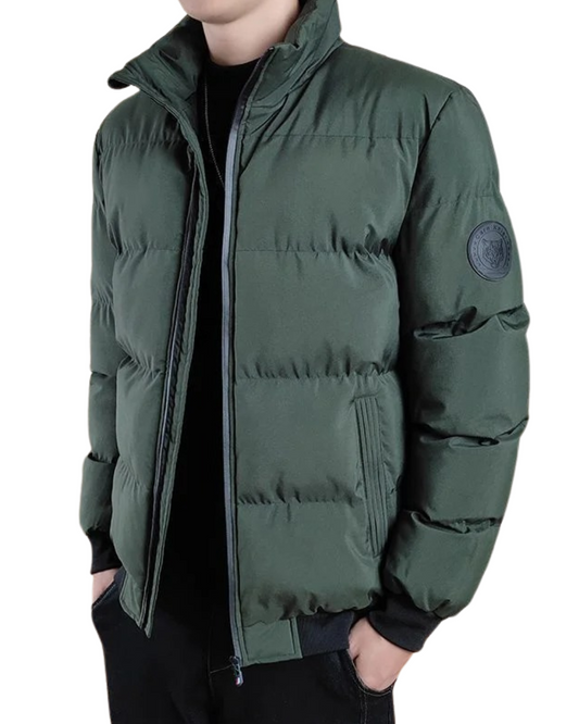 Casaco elegante à prova de vento para homem