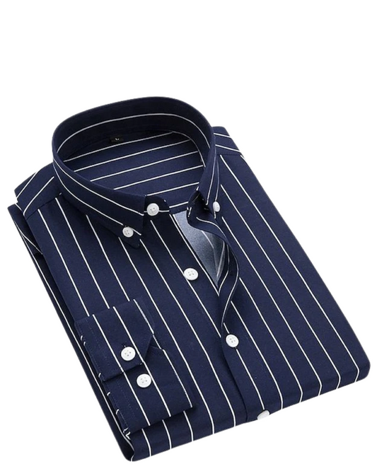 Camisa de verão com riscas