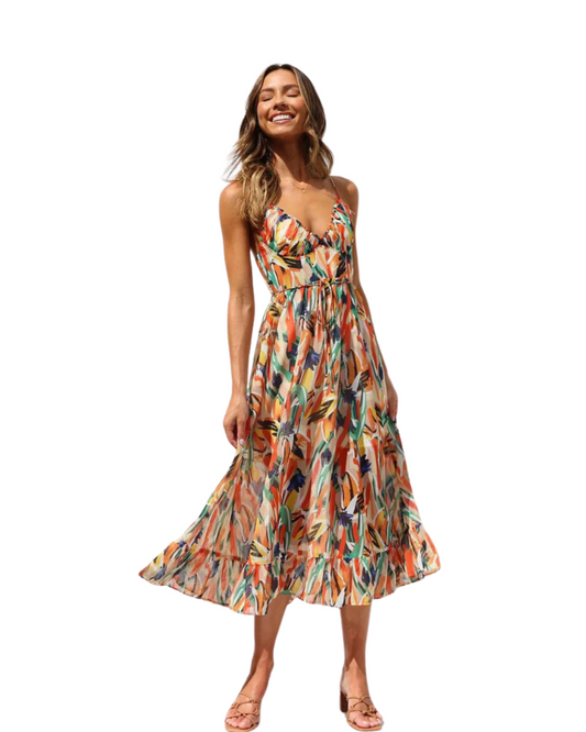 Vestido midi elegante