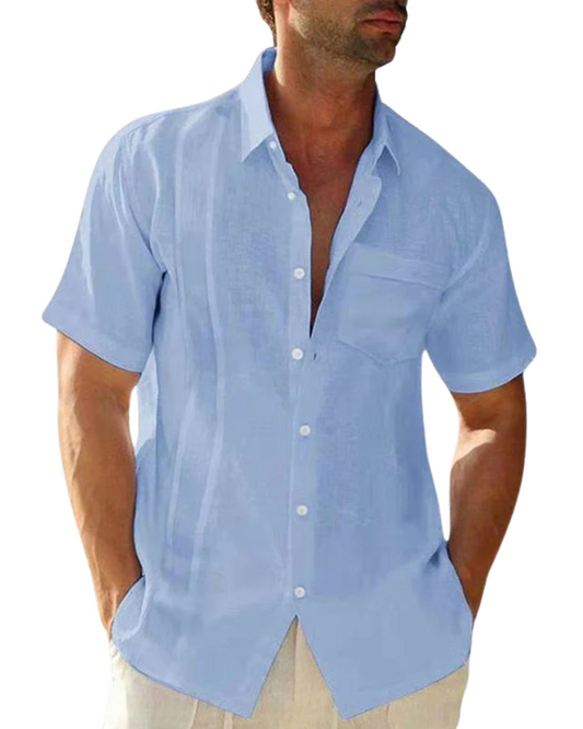 Camisa de verão em linho elegante