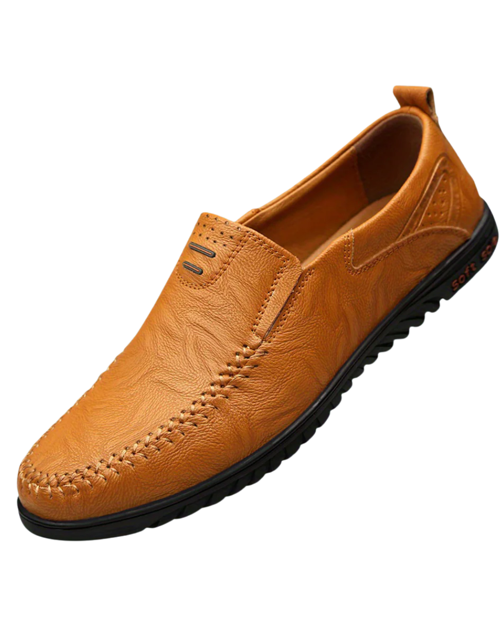 Mocassins elegantes em pele