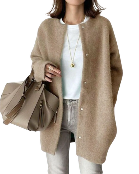 Casaco de malha Paris Elegant para mulher