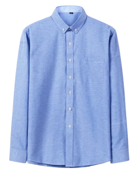Camisa de algodão de manga comprida