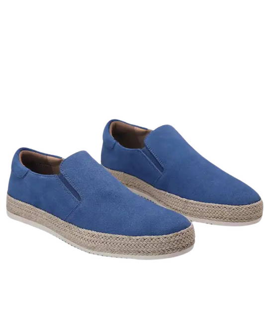 Mocassins de verão em camurça