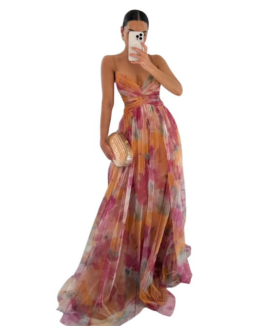 Vestido comprido elegante