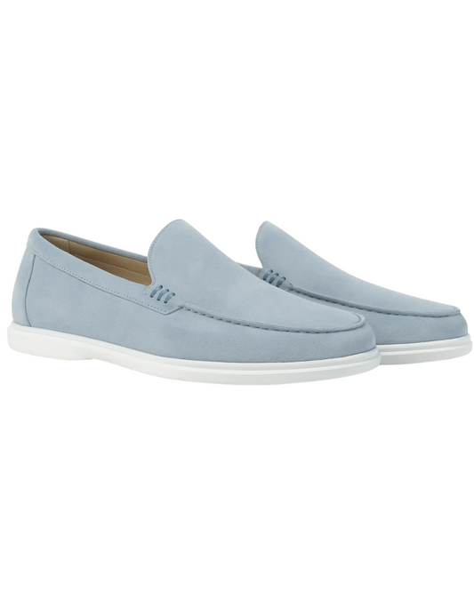 Mocassins casuais de camurça