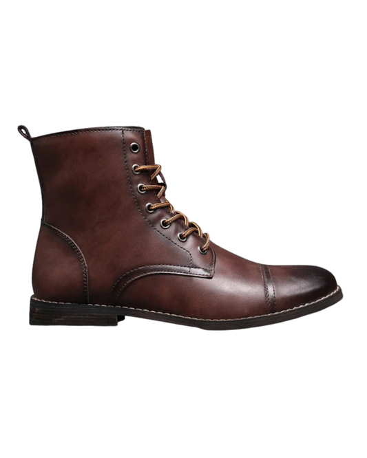 Botas de couro elegantes