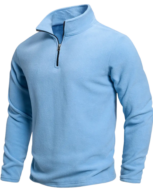 Camisola de manga comprida com fecho