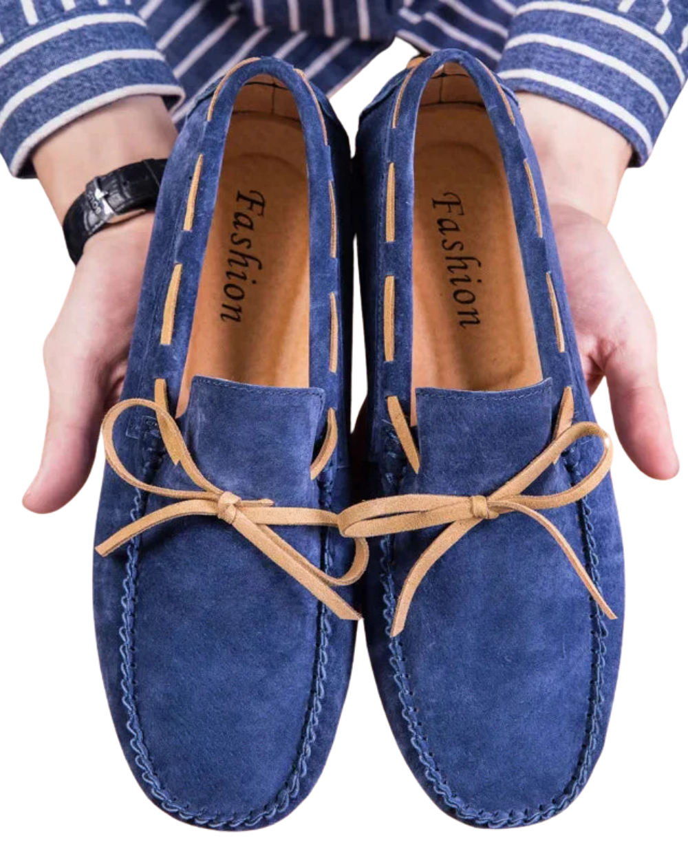 Mocassins de camurça macia
