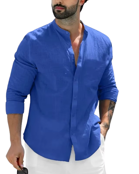 Camisa casual de linho