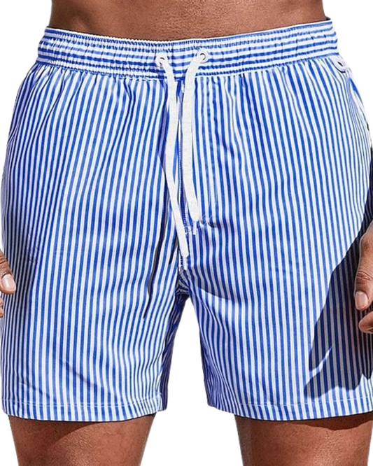 Calções de banho com pontas casuais