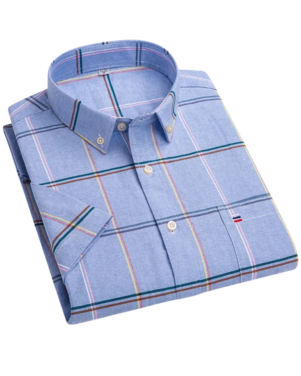 Camisa de algodão elegante para homem