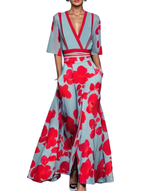Vestido comprido elegante Florence