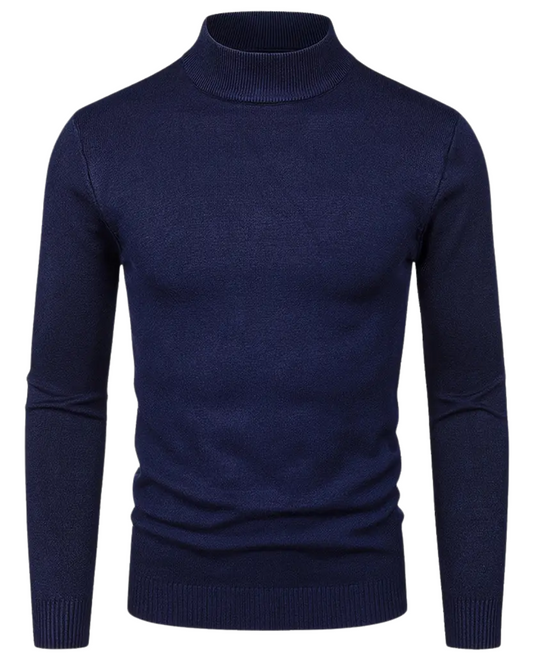 Camisola de gola alta elegante