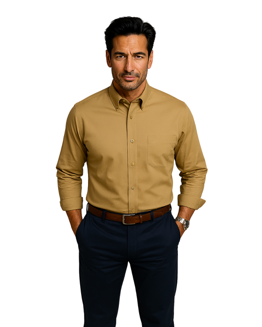 Camisa de algodão de luxo