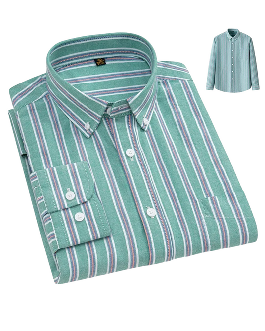 Camisa Oxford de algodão